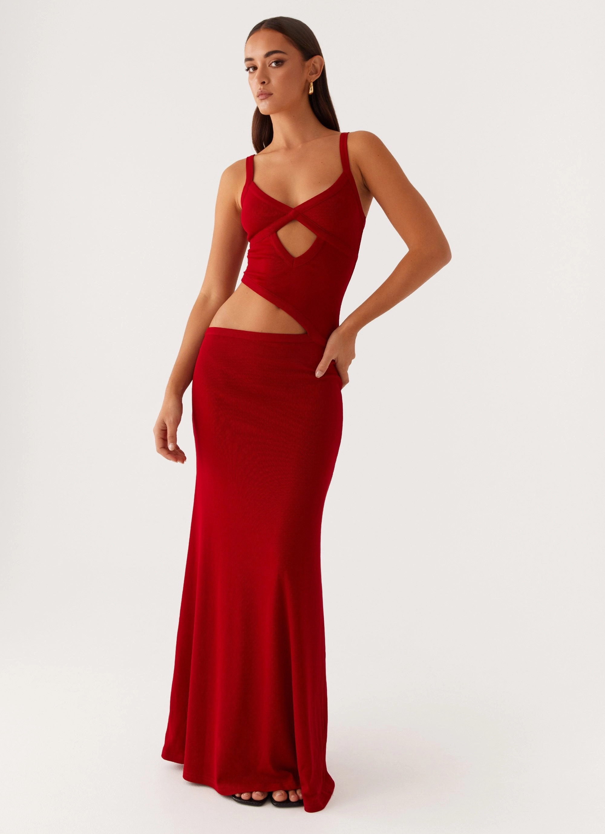 Everyday Movement Jocelyn Maxi Dress - Red