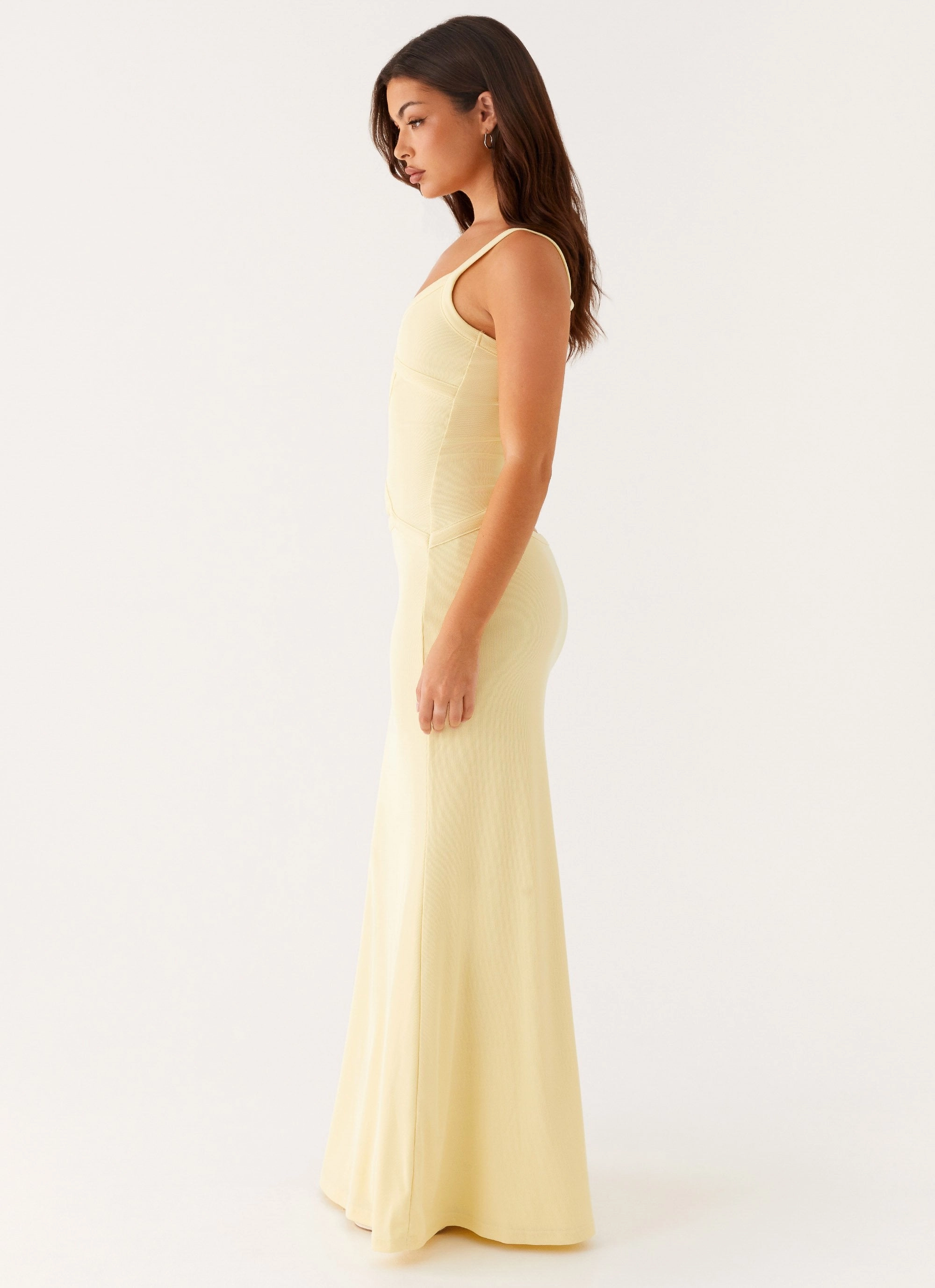 Relaxed work dress Jocelyn Maxi Dress - Yellow
