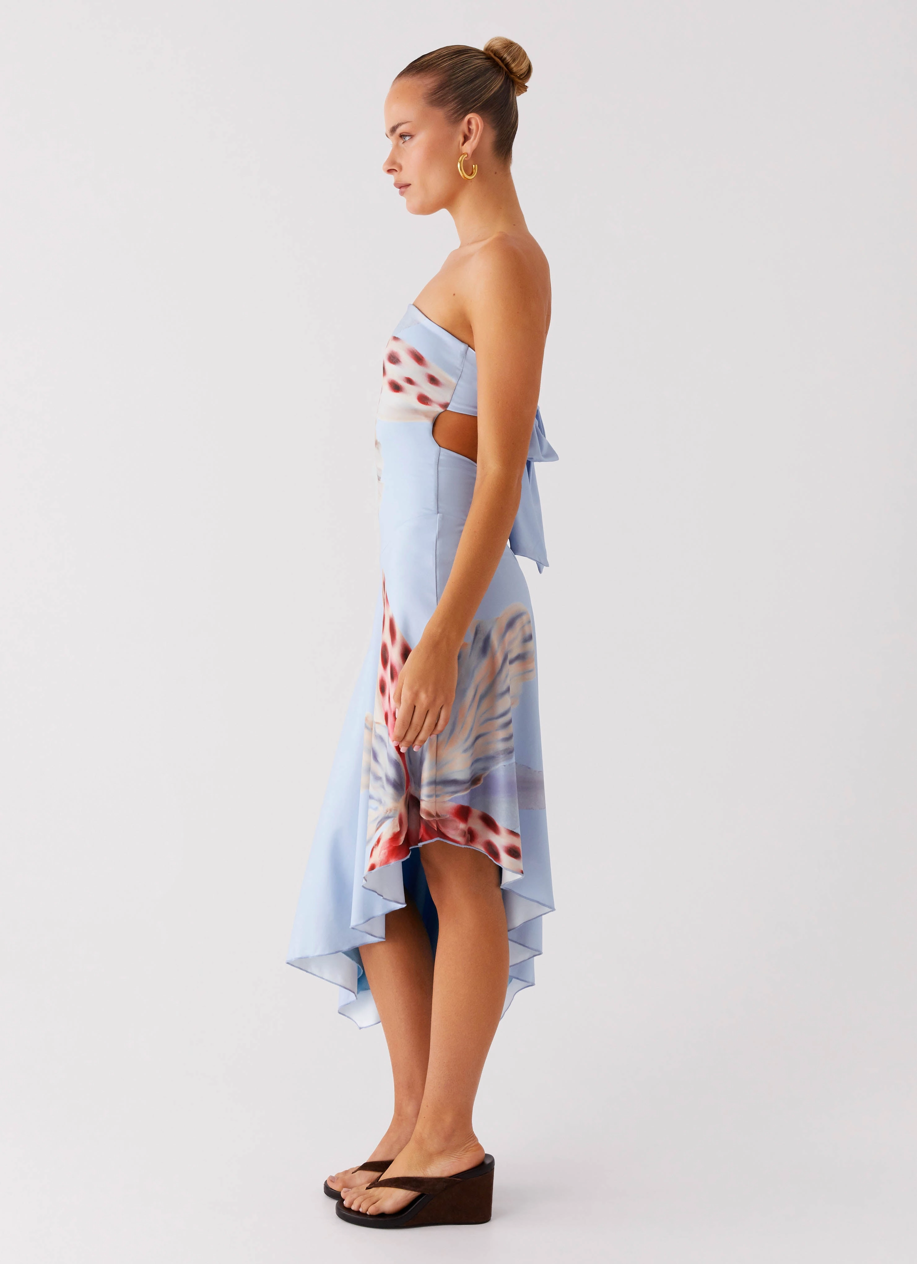 Perfect Cut Juliana Midi Dress - Deep Sea Bloom