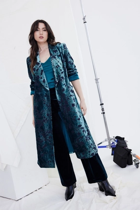Warm Lining Hollow Fiber Fill Kamare - 2279 Lela Coat