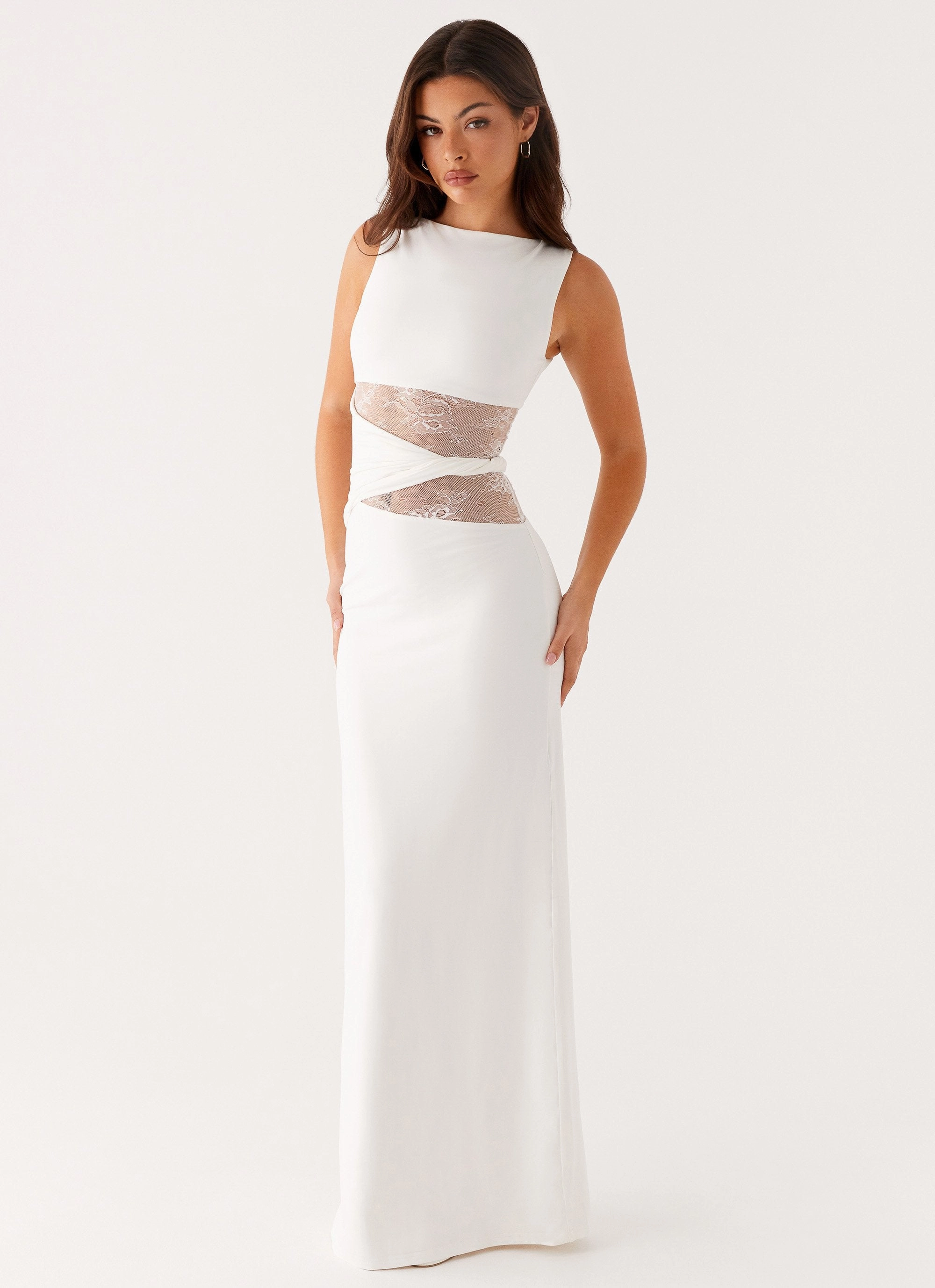 Karma Maxi Dress - White Casual Vibes Relax Mode