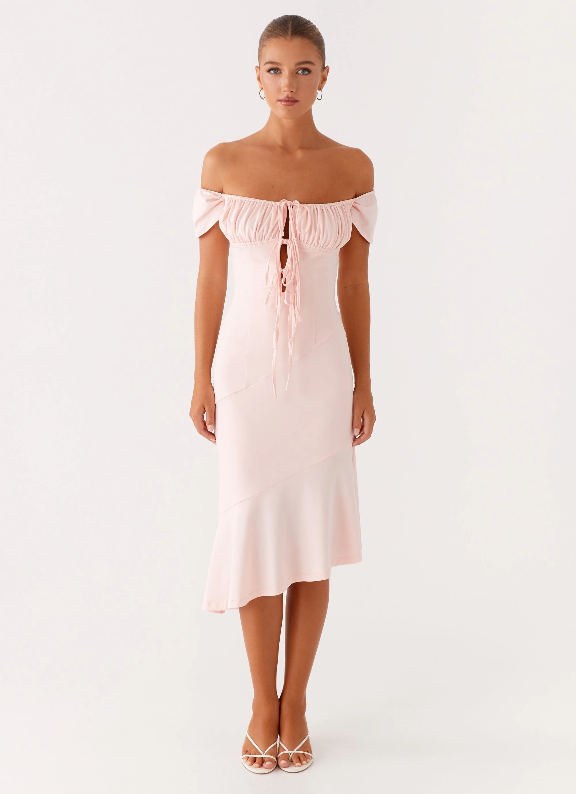 Brunch Fit Katherine Midi Dress - Pink