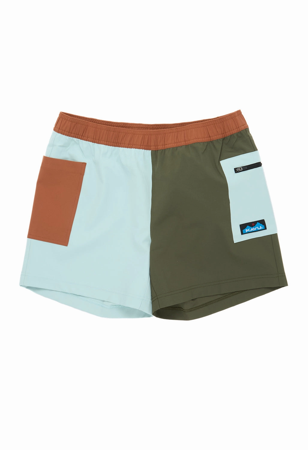 Sports Comfort checkered pattern KAVU Women's Leilani Shorts - Basin Trail
