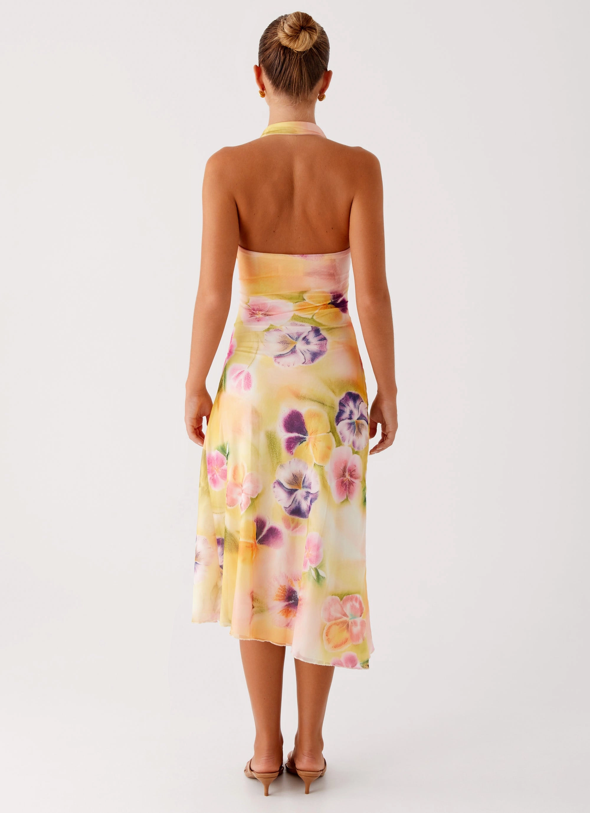 Kayce Midi Dress - Sunburst Floral Summer Ready