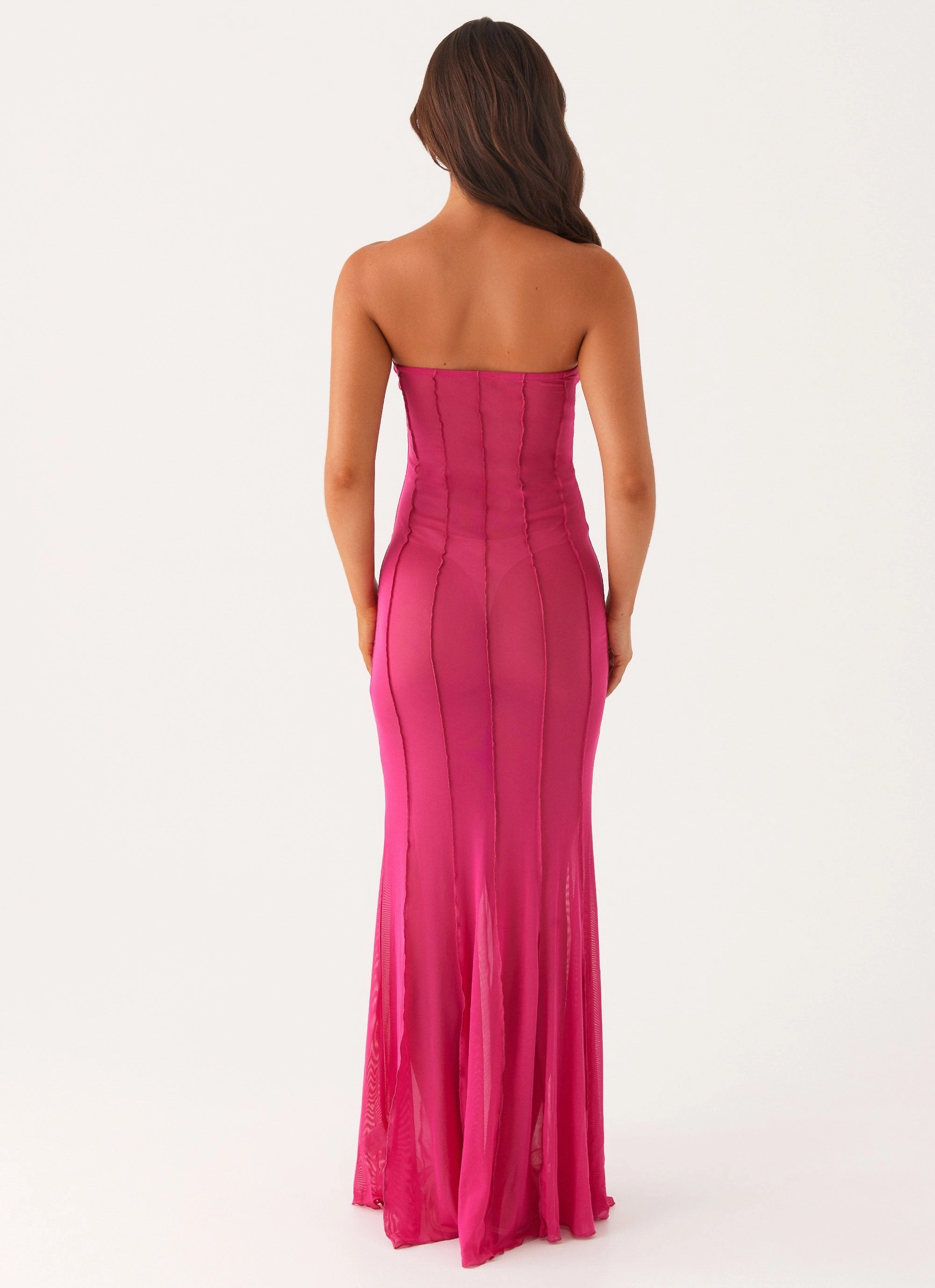 Kennedy Maxi Dress - Fuchsia Family Warm