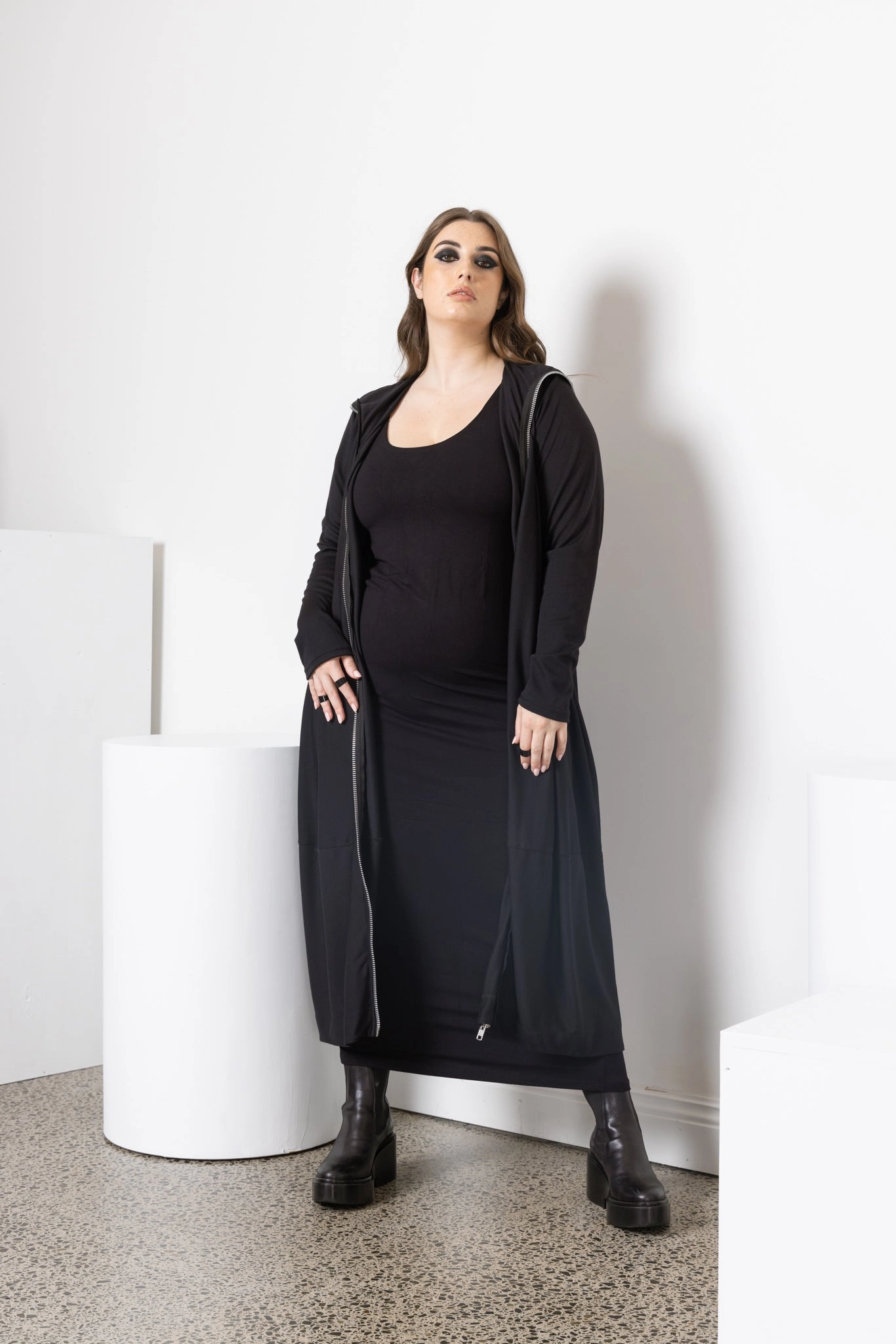 Lala - 081 Sculpture Coat Lightweight Layer Flexible Mobility