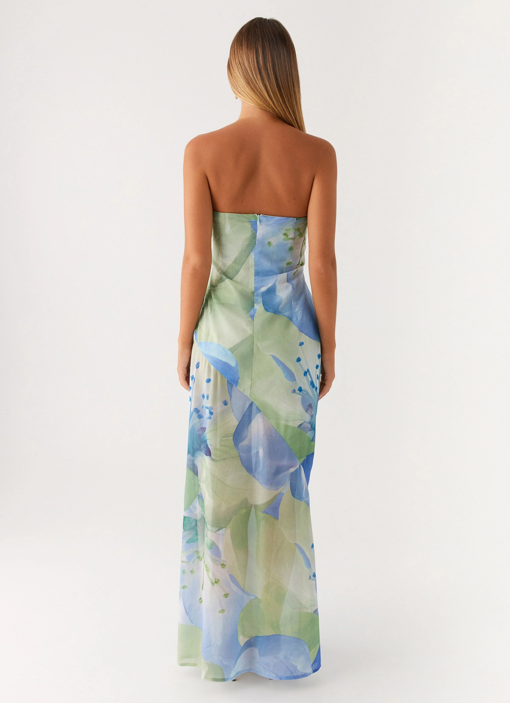 Lawson Maxi Dress - Flower Print Sleek and Sleek