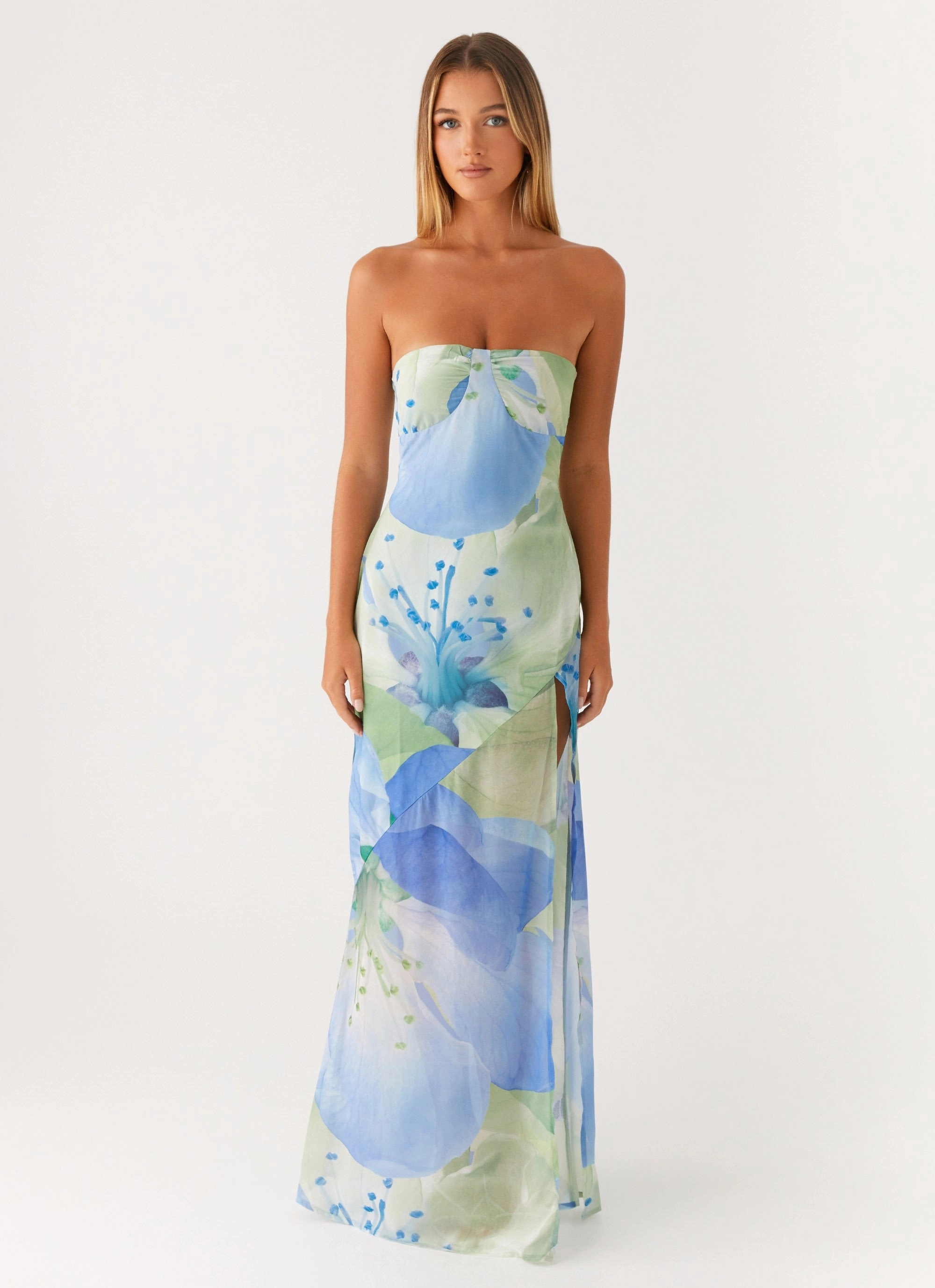 Trendy And Comfortable Lawson Maxi Dress - Flower Print