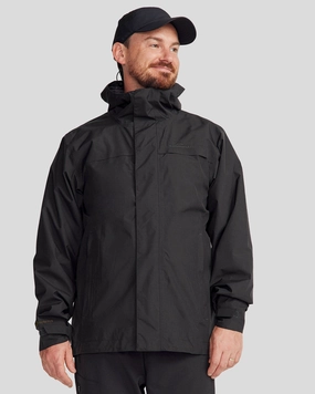 No Smell Tactical Wear Men's Bealey 2L GORE-TEX? Rain Jacket - Black Stingray