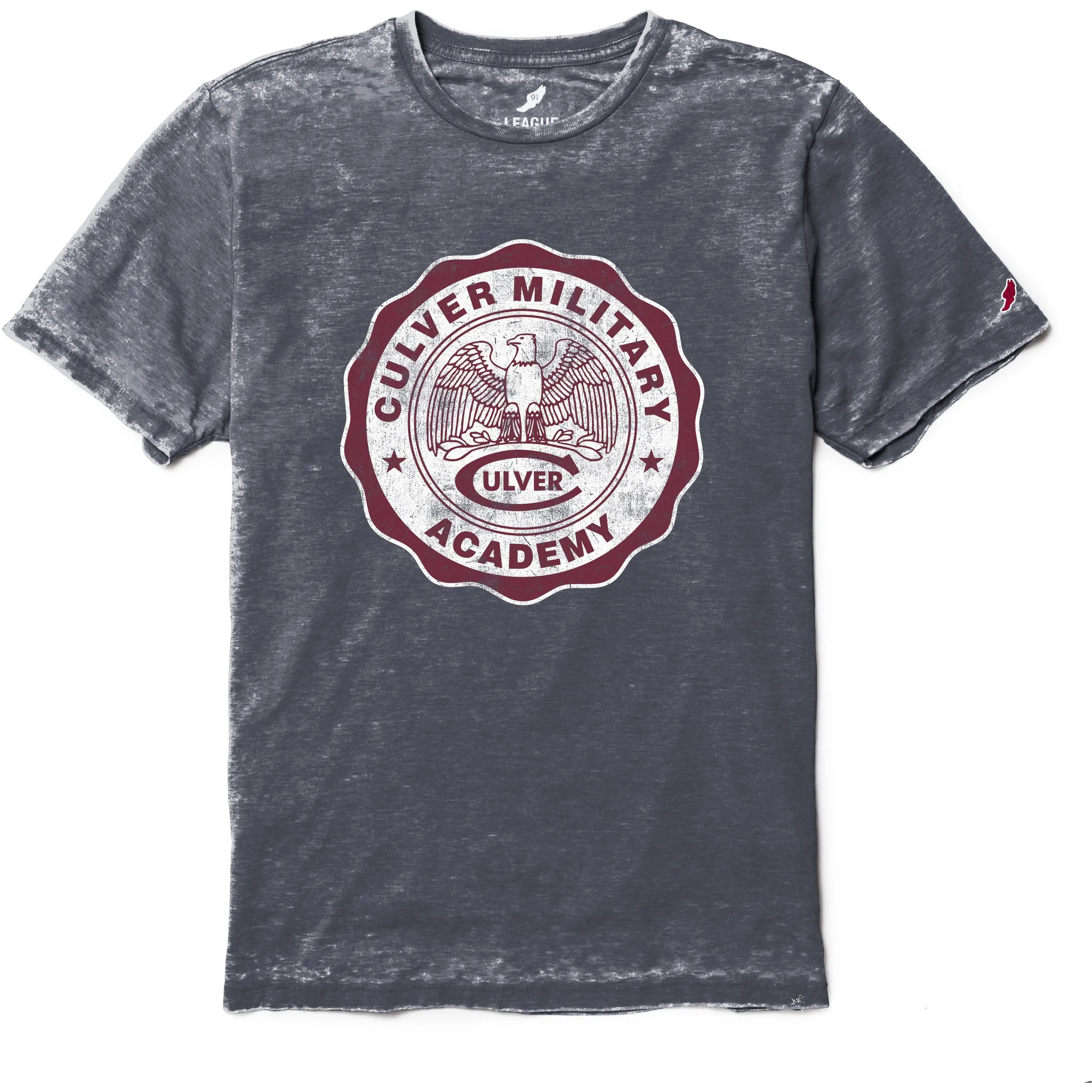 Flexible Fit Burnout Crewneck - Heather Navy