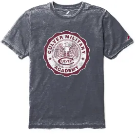 Burnout Crewneck - Heather Navy Movie Night Sporty Layer Look