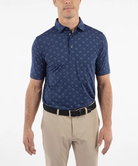 Chic Design Performance Jersey Floral Print Polo