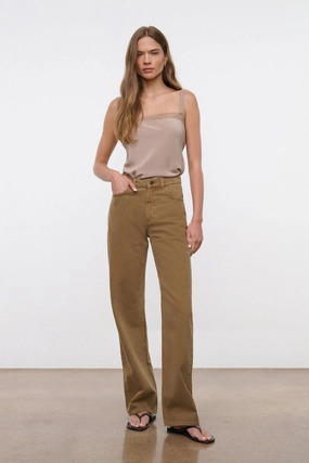 LEO HIGH RISE JEAN | PORTOBELLO Brunch Outfit Night Out Winter Warmth Minimalist Style Picnic Style