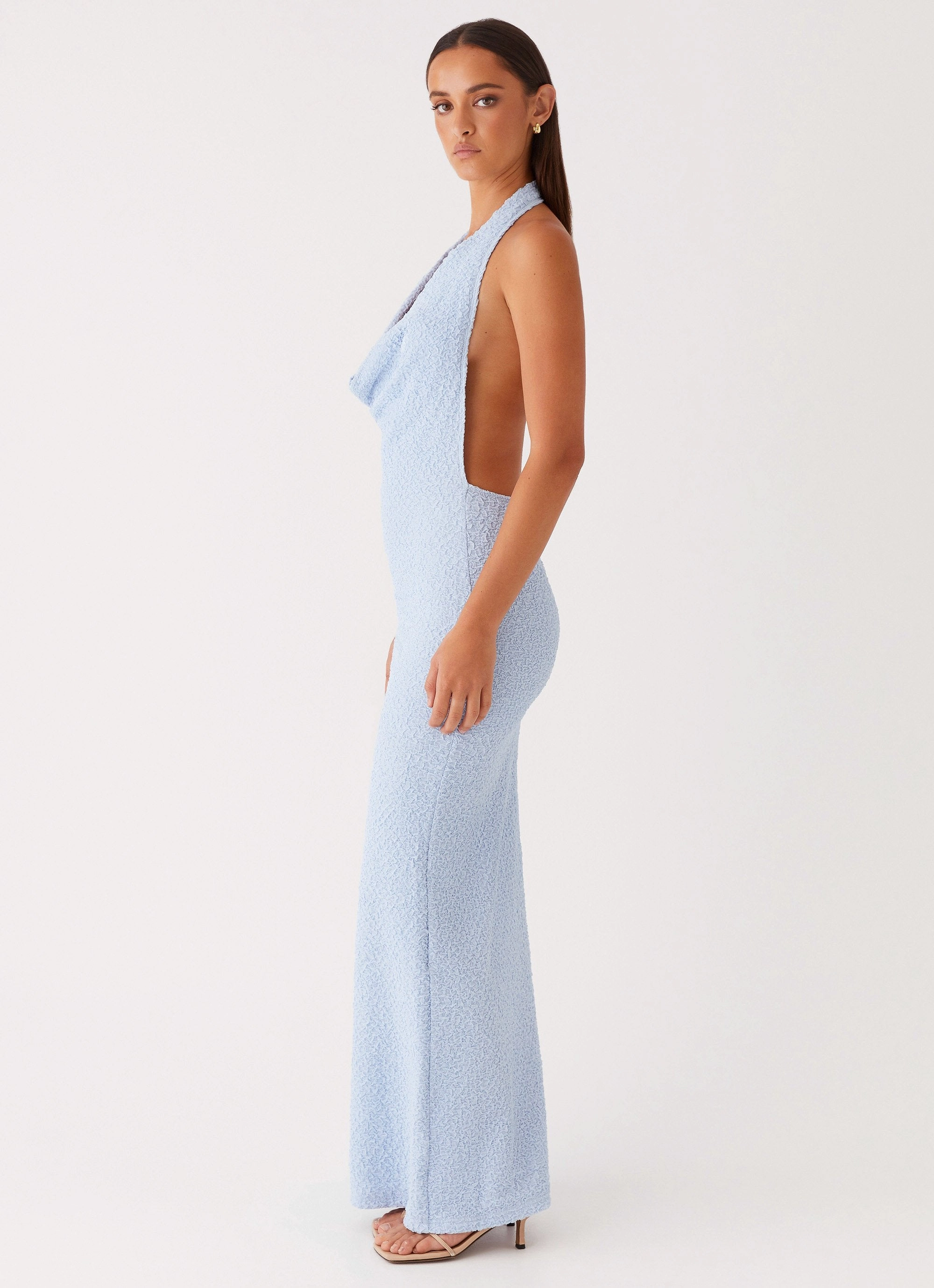 Anella Maxi Dress - Blue Fashion Mix UV-Resistant
