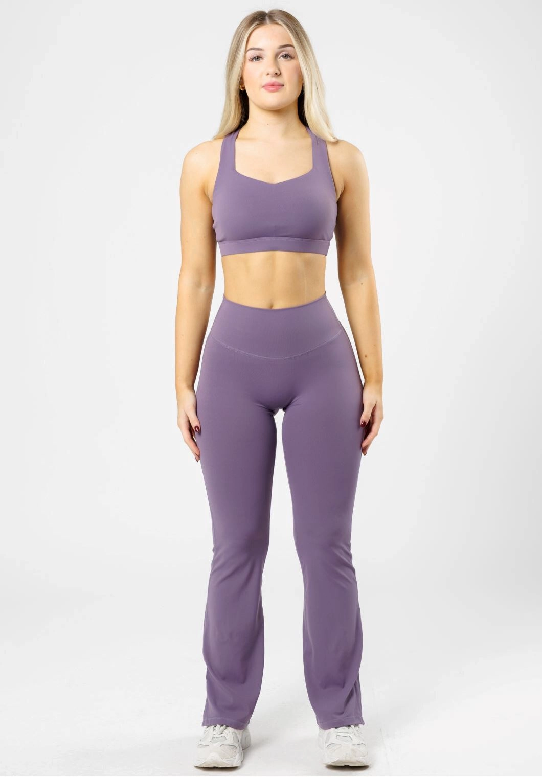 RecStretch? Original Sculptseam? Plus Flare Legging 31" Dusk Mesh Panel Park Run Petite Size Casual Day