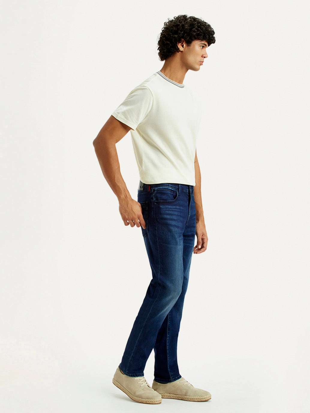 Outfit Ideas Men's Redloop 511 Dark Indigo Slim Fit Mid Rise Jeans