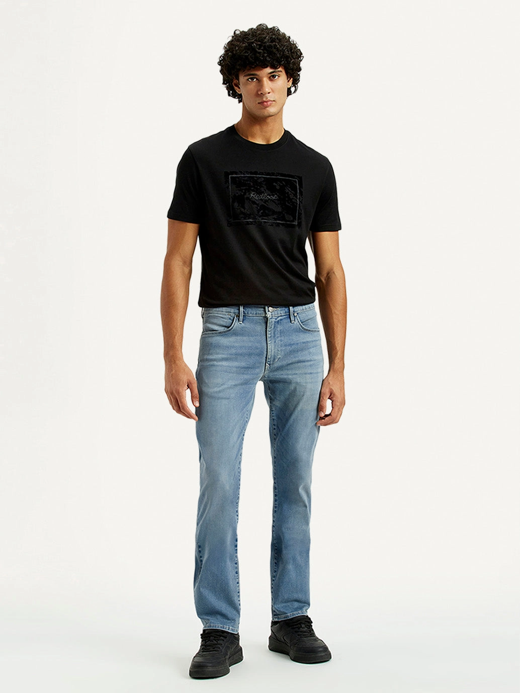 Men's Redloop 511 Dark Indigo Slim Fit Mid Rise Jeans Contemporary Style