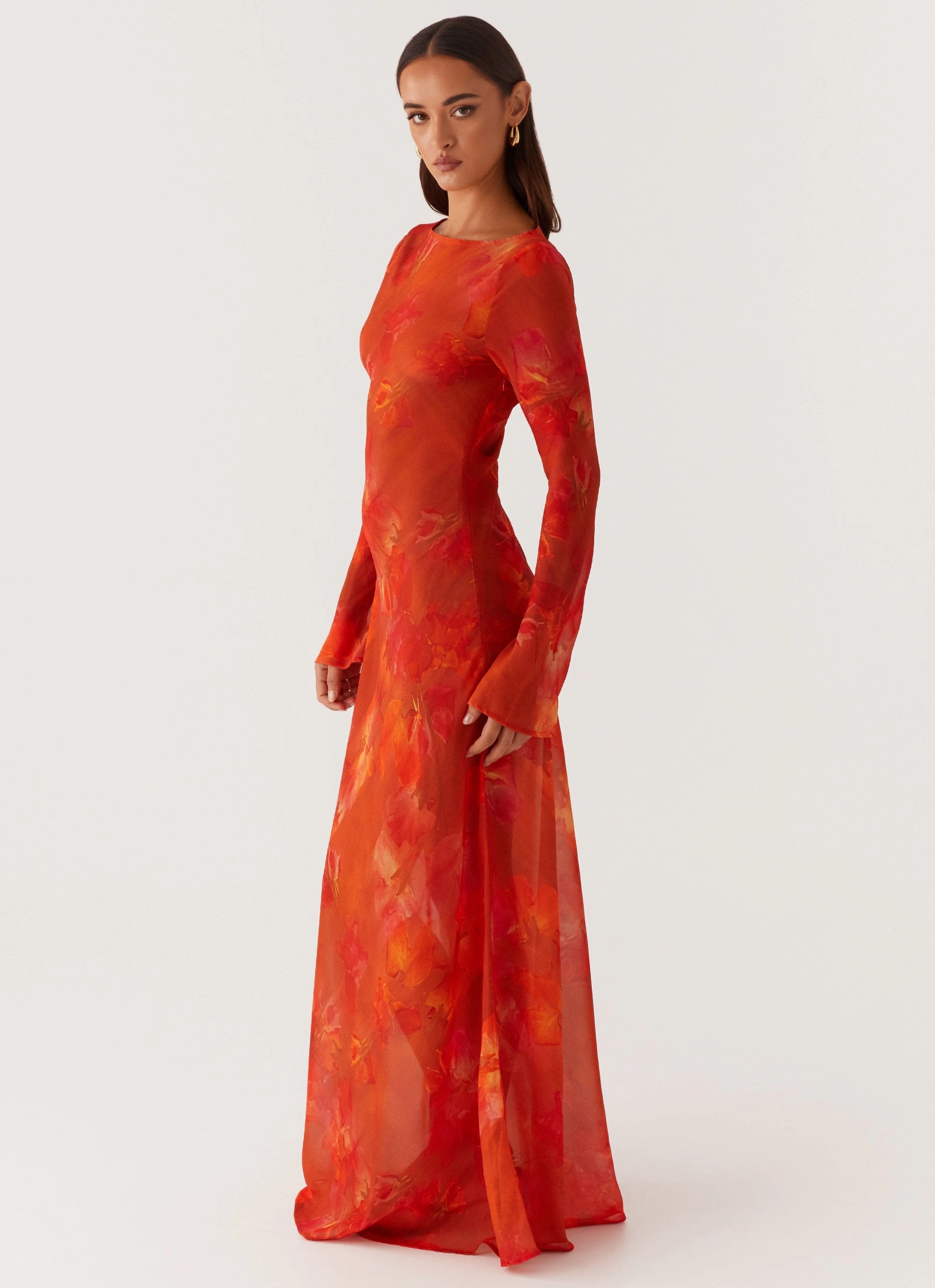 Texture Rich Movement Ready Lorde Maxi Dress - Amber