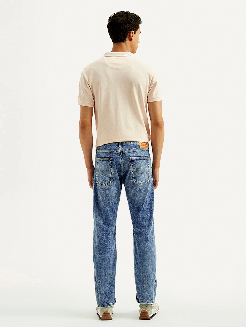 Utility Style Men's 513 Blue Slim Straight Fit Mid Rise Jeans