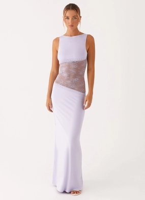 Travel Friendly Lucinda Maxi Dress - Lilac
