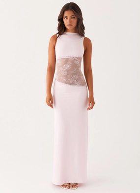 Lucinda Maxi Dress - Pink Luxe Wear