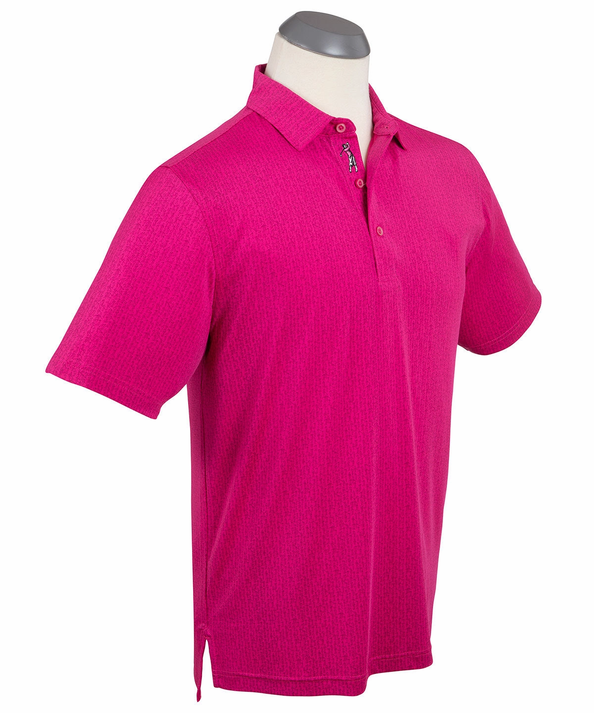 Sporty Style Versatile Shirt Performance Golfman Print Polo