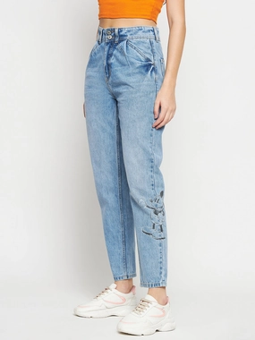 Madame Darkblue Denim Routine Style