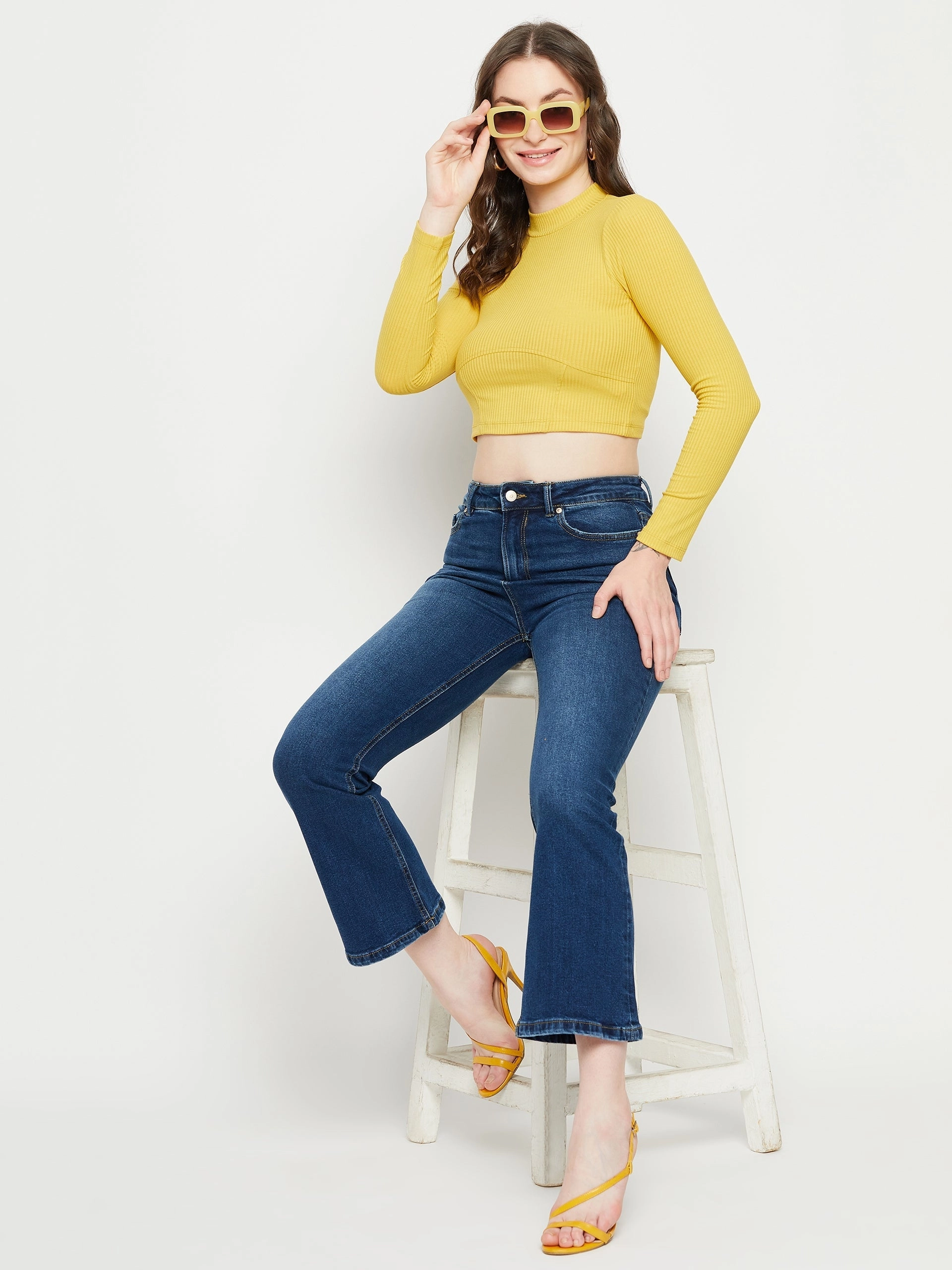 Madame Darkblue Denim Sustainable Evening Stroll Casual