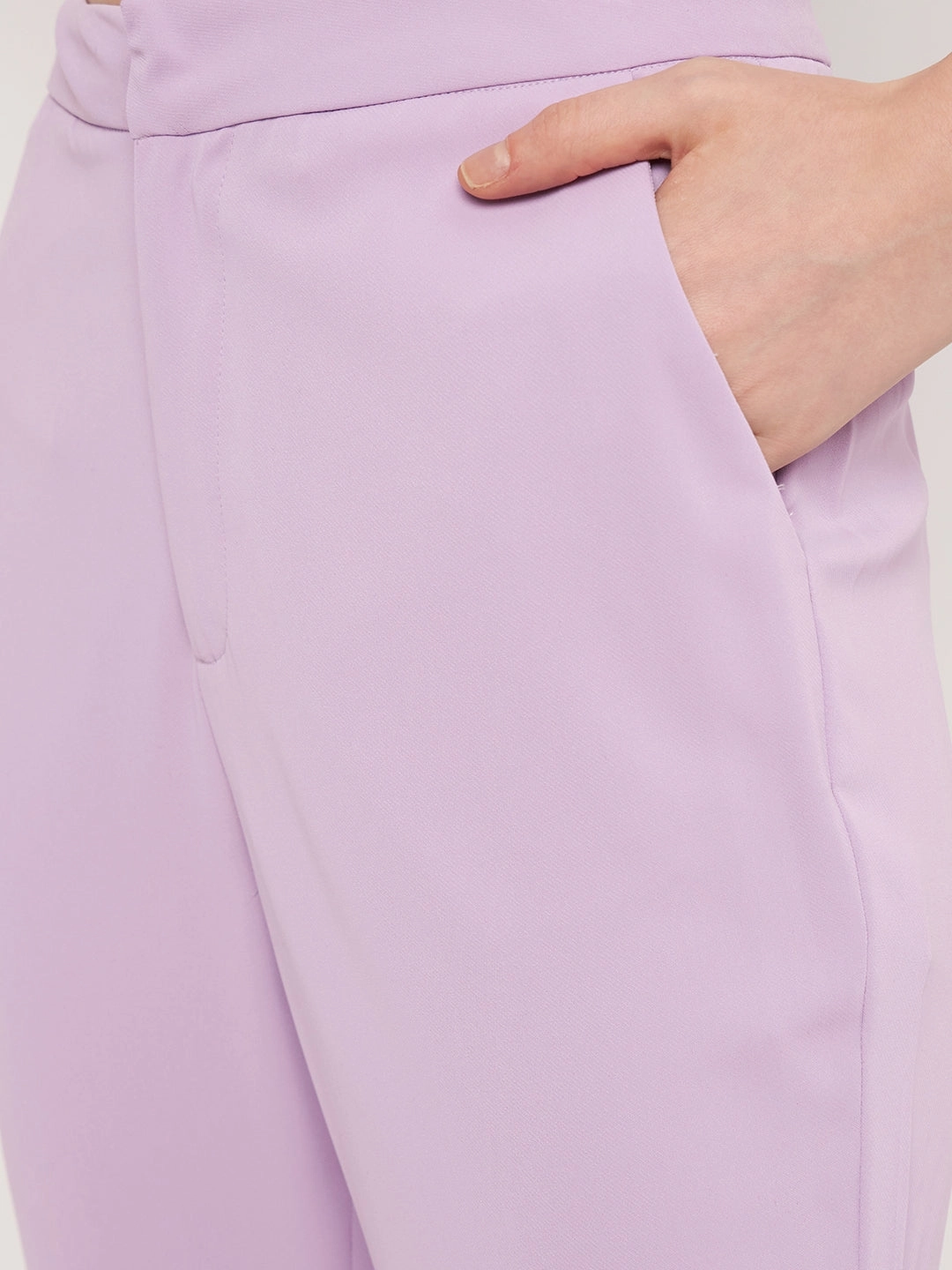 Sophisticated Look Cozy Fit Madame Lavender Bootcut Trousers