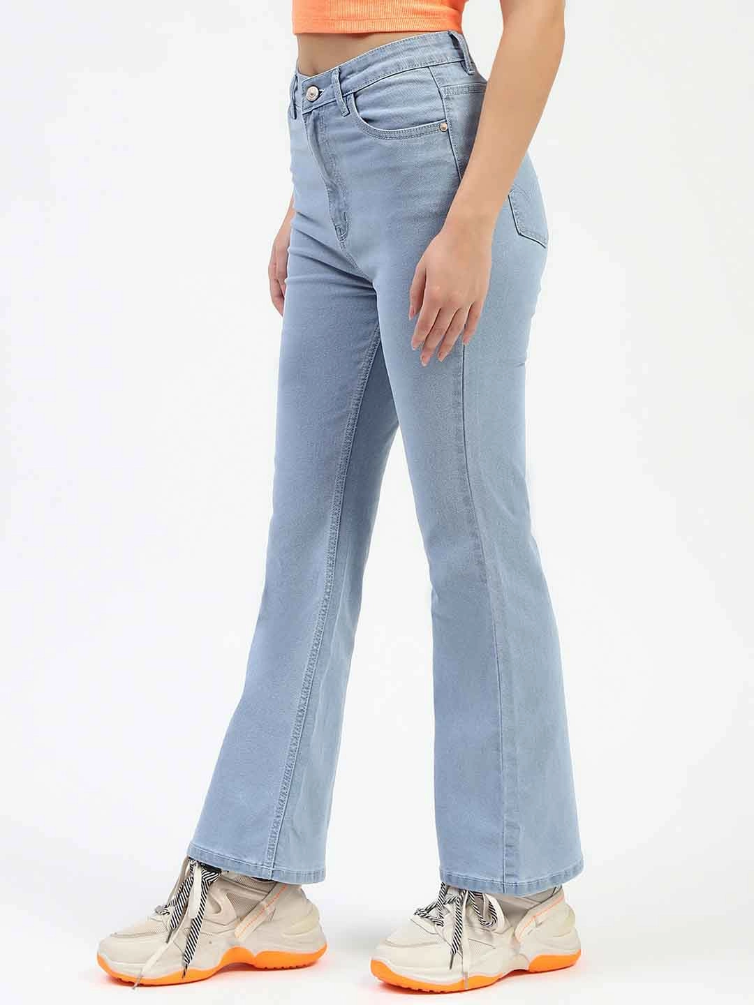 Madame Light Blue Flared Jeans Affordable Neutral Holiday Vibes Daily Mix