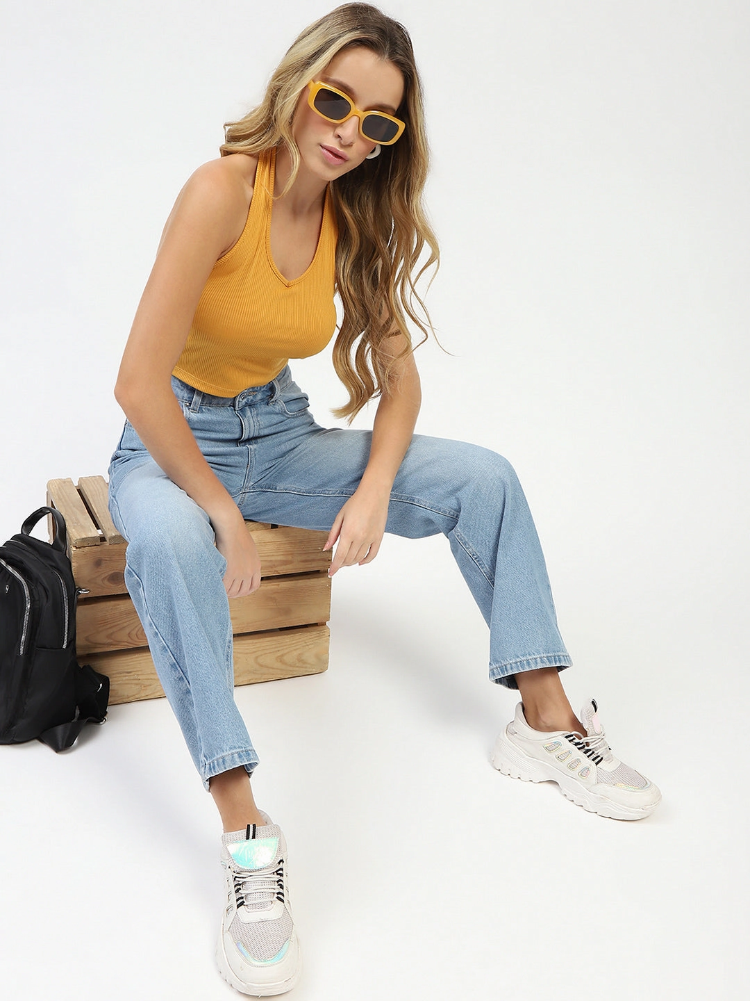 Madame Light Blue Straight Fit Jeans Easy Pair All Season