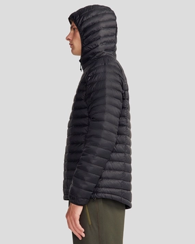 Minimal Travel Look Men's Heli Down Hooded Jacket 3.0 - Black Stingray