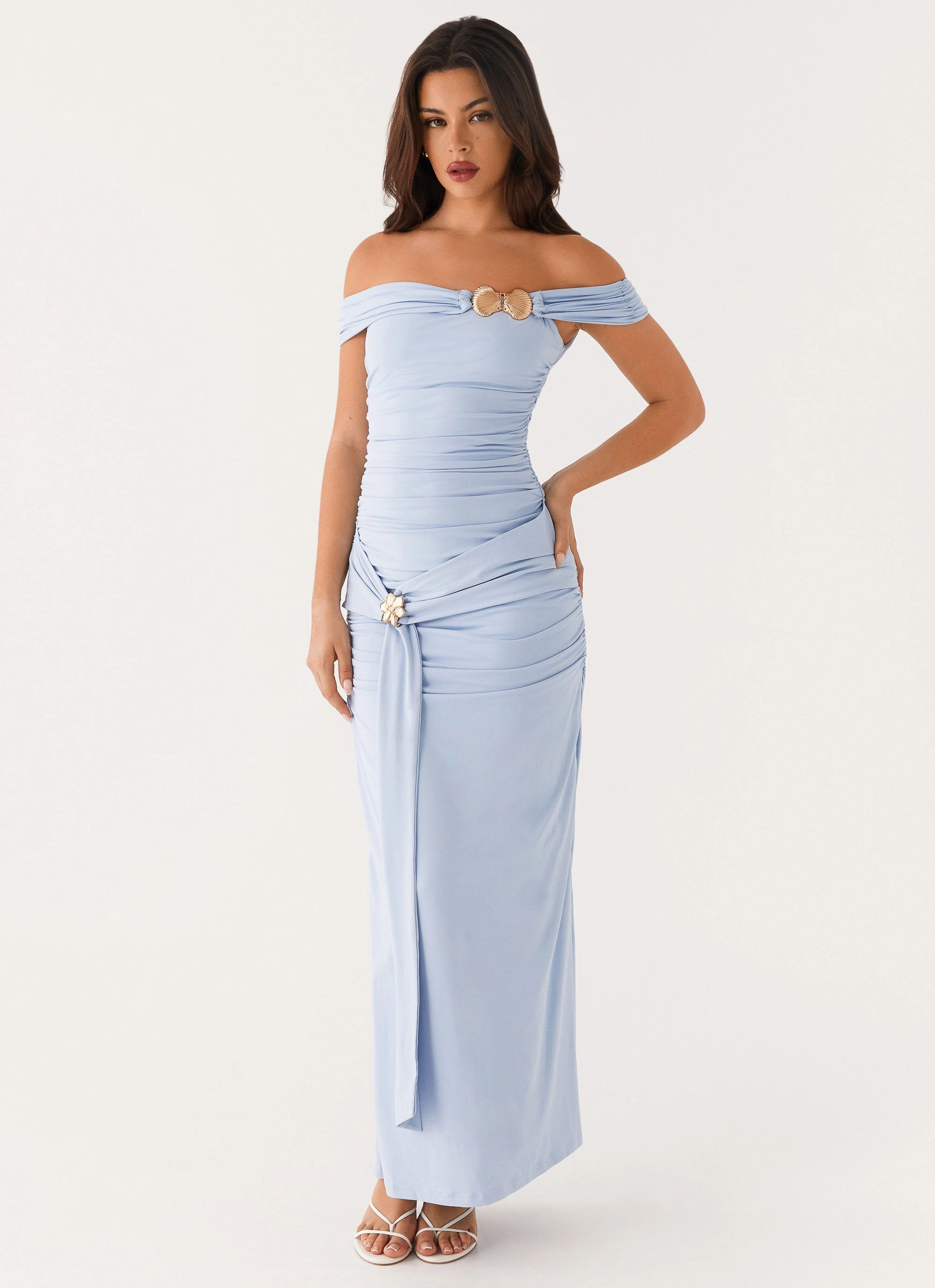 Flowy-Shape Majorly Maxi Dress - Blue