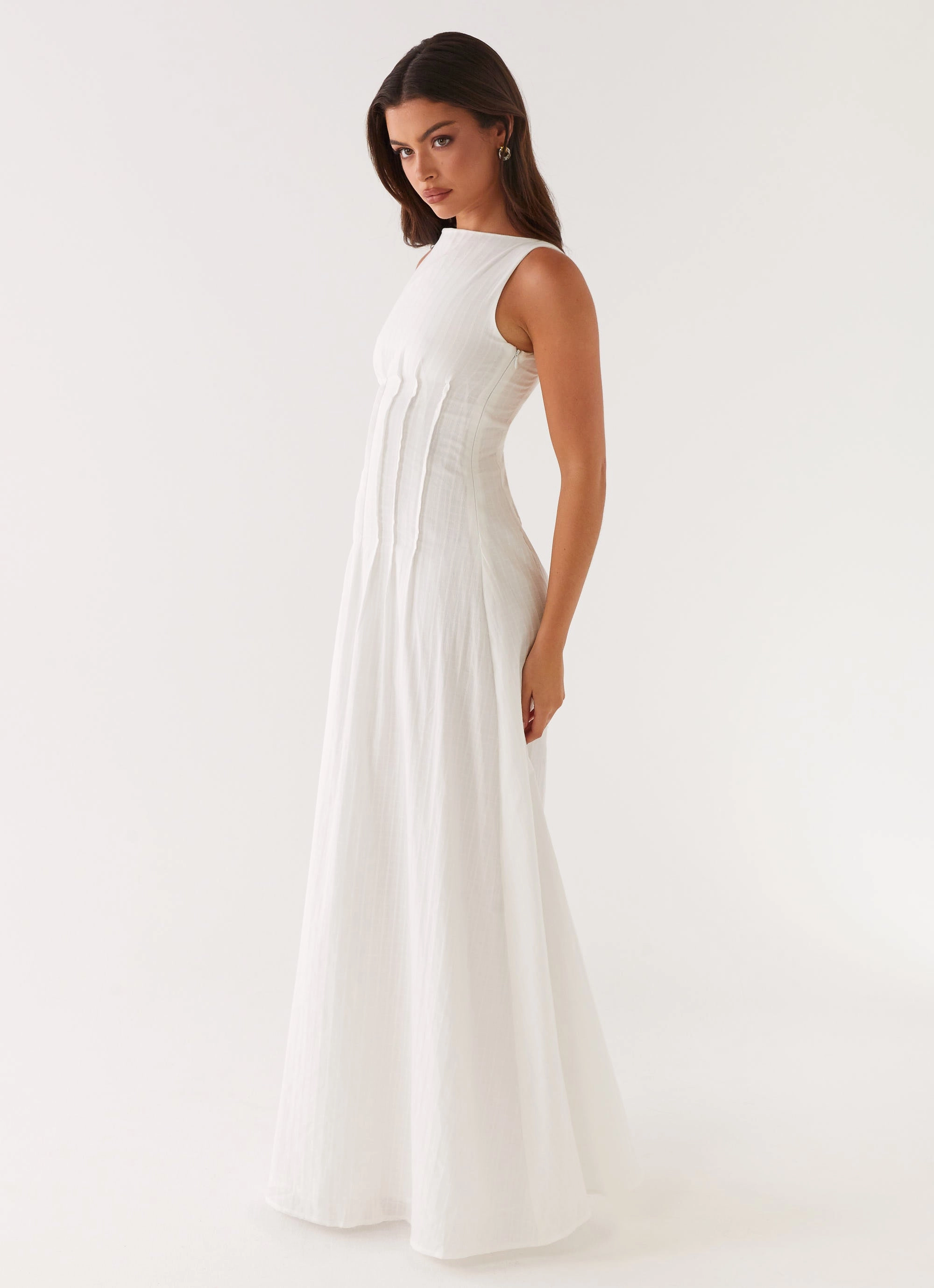 Relaxed Mood Dry-Clean-Only Maloney Maxi Dress - White