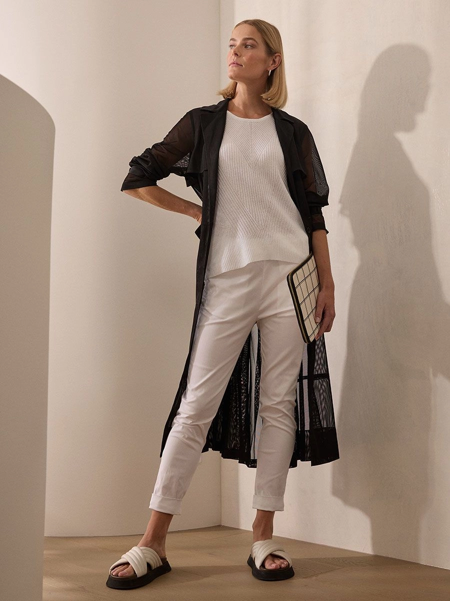 Marco Polo - YTMS56099 Spliced Mesh Trench Timeless Piece Rugged Style