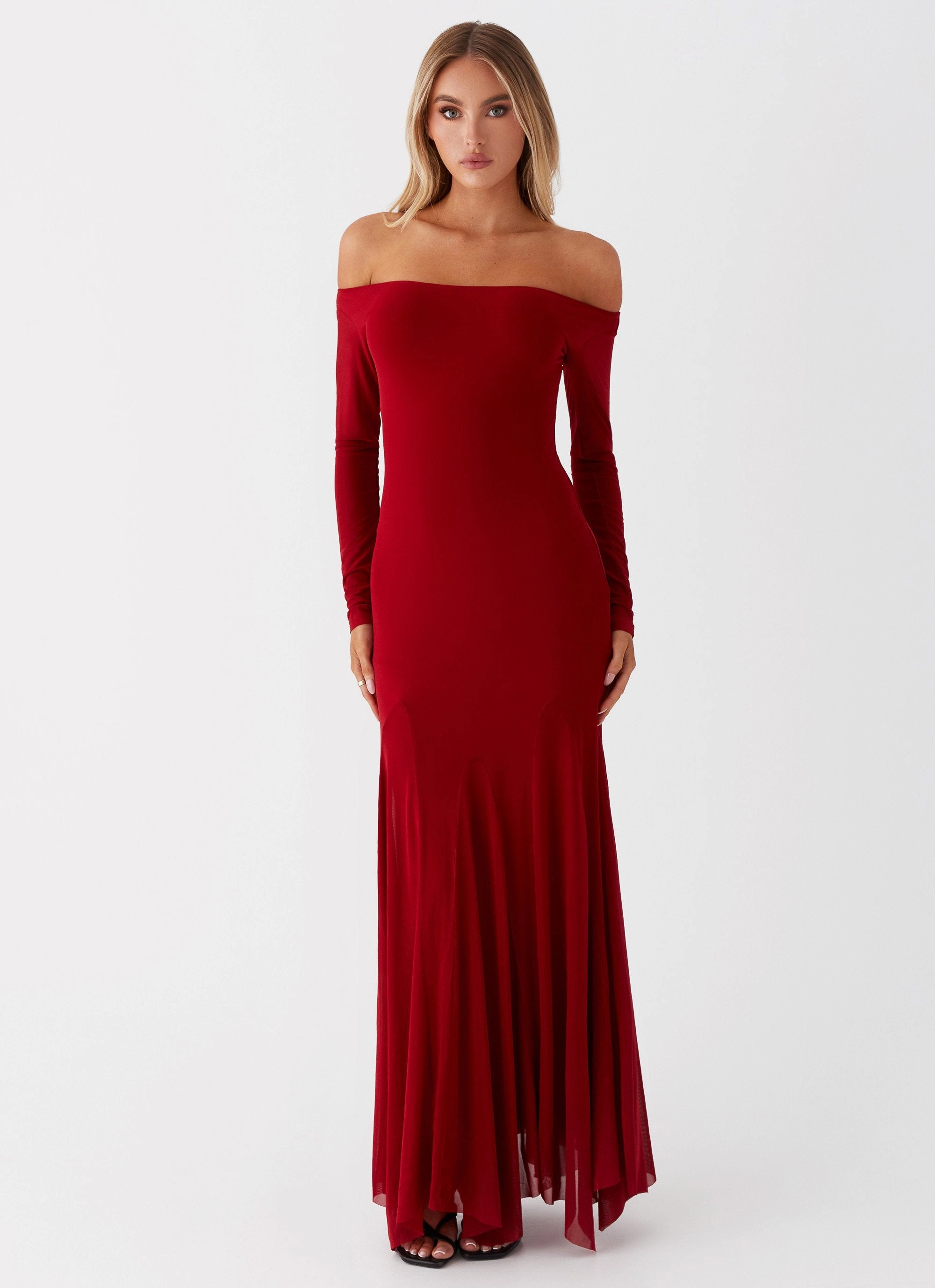 Layering Comfort All Time Maribel Maxi Dress - Red