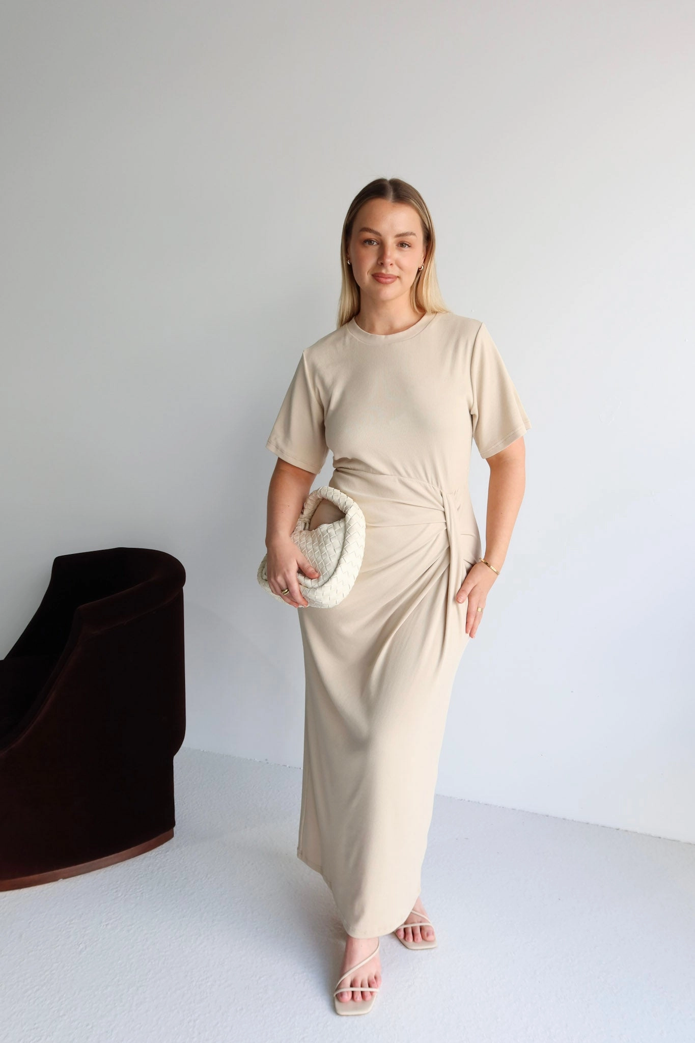 Trend Movement MARNIE RIB DRESS VANILLA