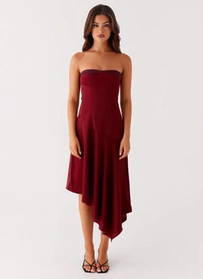 Matisse Midi Dress - Red Light Mood