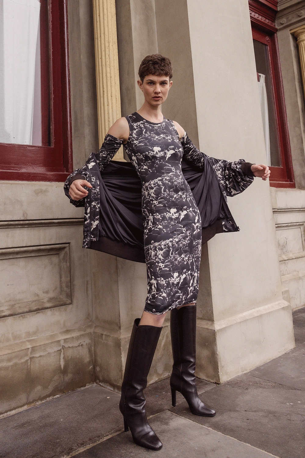 Maud Dainty - DTY03835B Lily Reversible Jacket Frictionless Lining LightPadding