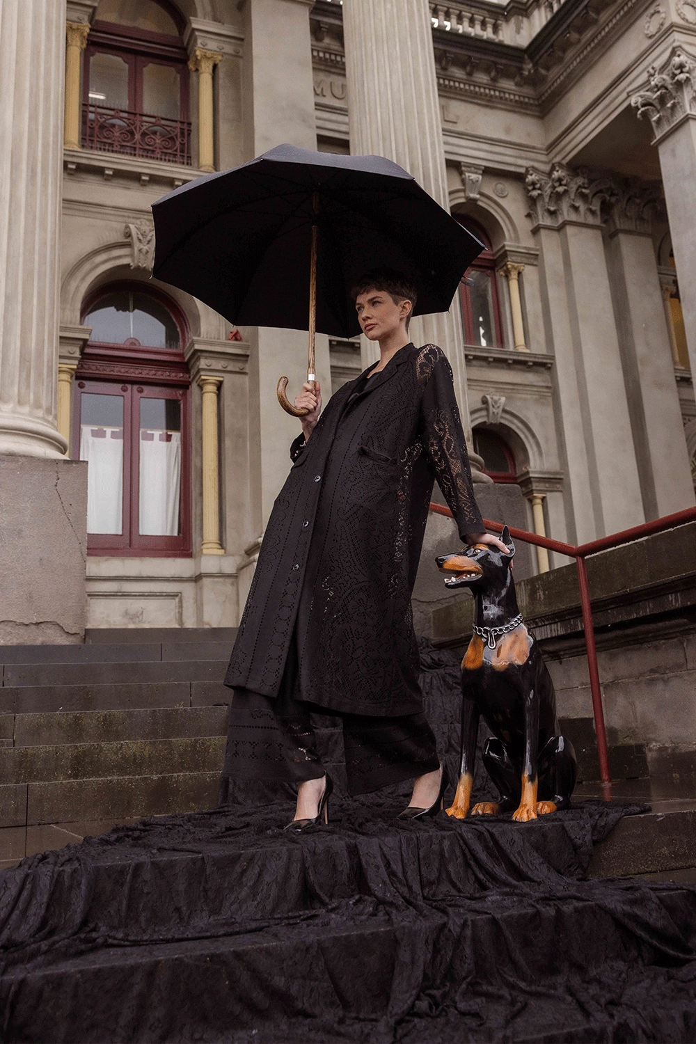 Ultra Compact Packing Design Seamless Shoulder Construction Maud Dainty - DTY04022L Baliage Coat