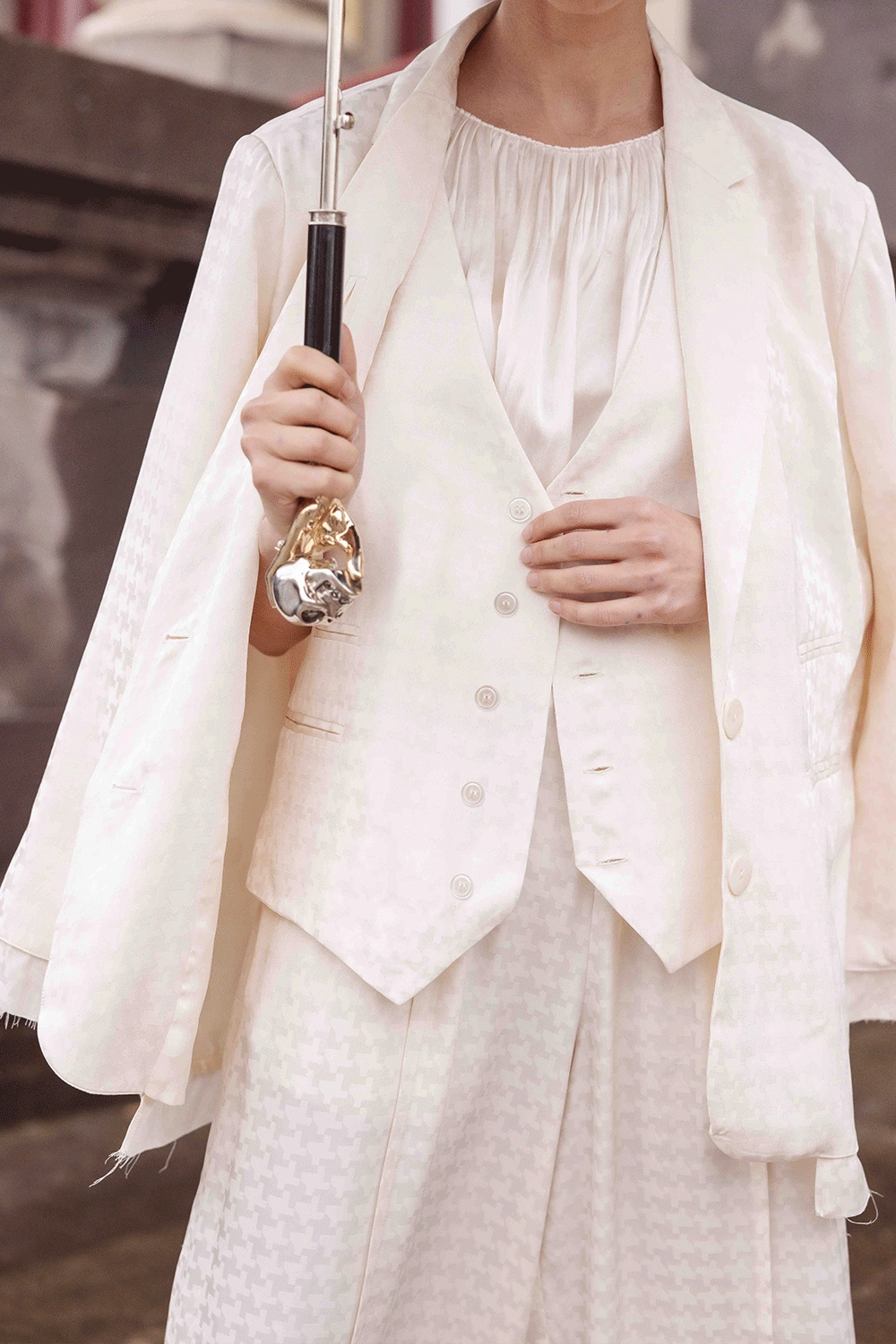 NonChafing Seam Placement Maud Dainty - DTY04037 Mullet Waistcoat