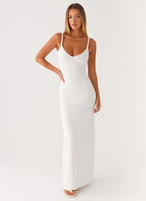 Anastasia Maxi Dress - Ivory Event Favorite Shore Time