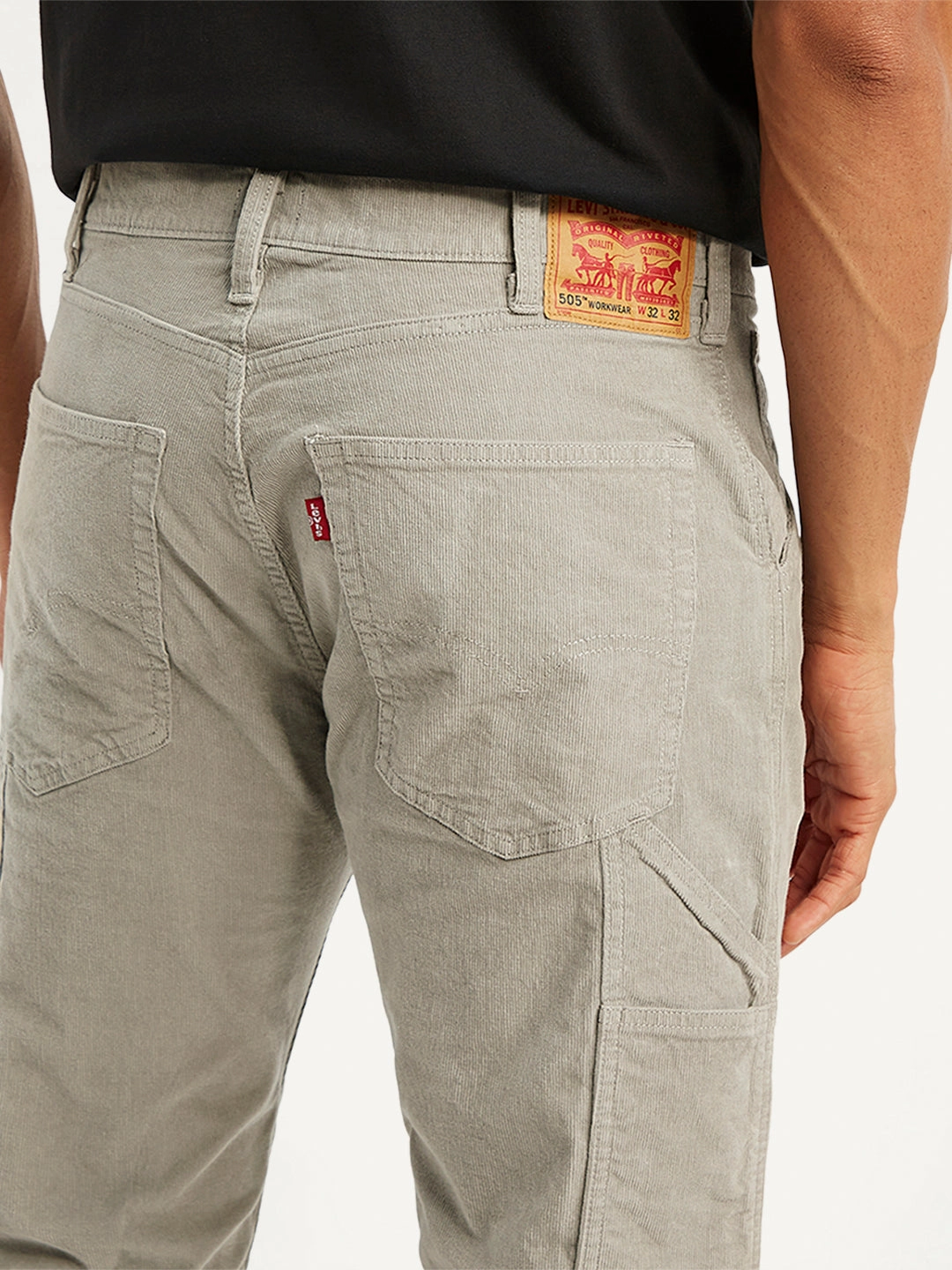 Men's 505 Straight Fit Corduroy Carpenter Pants AbrasionResistant