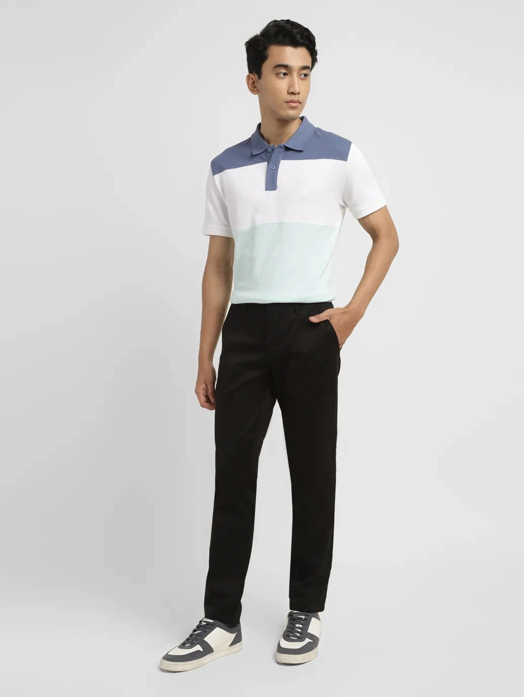 Daily Motion Adaptable Style Men's 511 Black Slim Fit Chinos