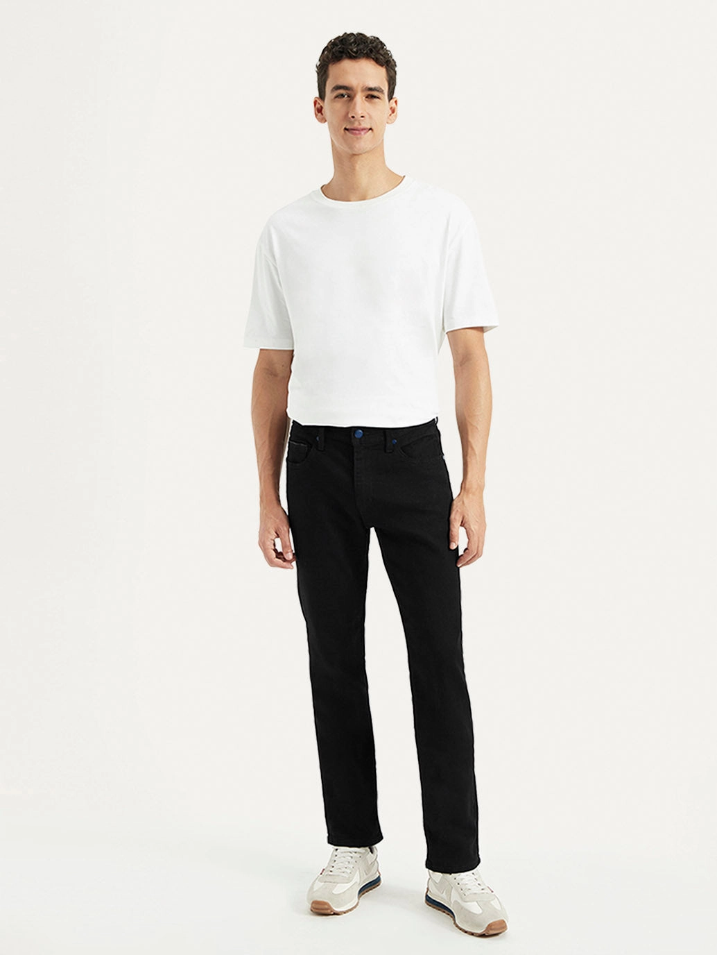 Men's 511 Black Slim Fit Mid Rise Jeans Rainy Day Winter Warmth Autumn Days