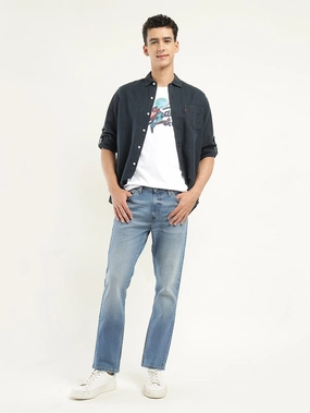 Casual Staple Men's 511 Indigo Slim Fit Mid Rise Jeans