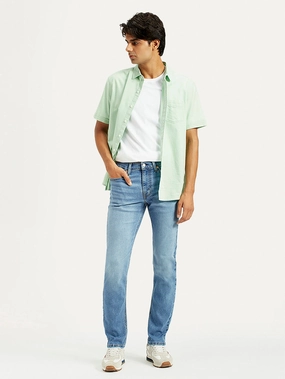 Men's 511 Med Indigo Slim Fit Mid Rise Jeans Always Needed High Quality Classic Wear Earthy