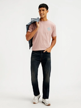 Men's 511 Navy Blue Slim Fit Mid Rise Jeans Modern Minimalist Creative Look Home Comfort Home Comfort Autumn Days Elegant