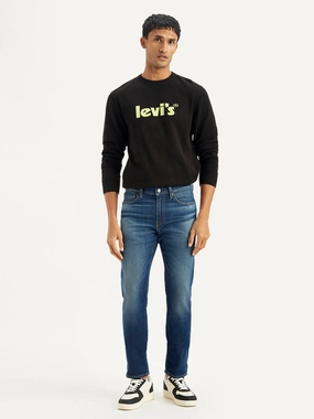 Daily Fit Men's 511 Navy Blue Slim Fit Mid Rise Jeans