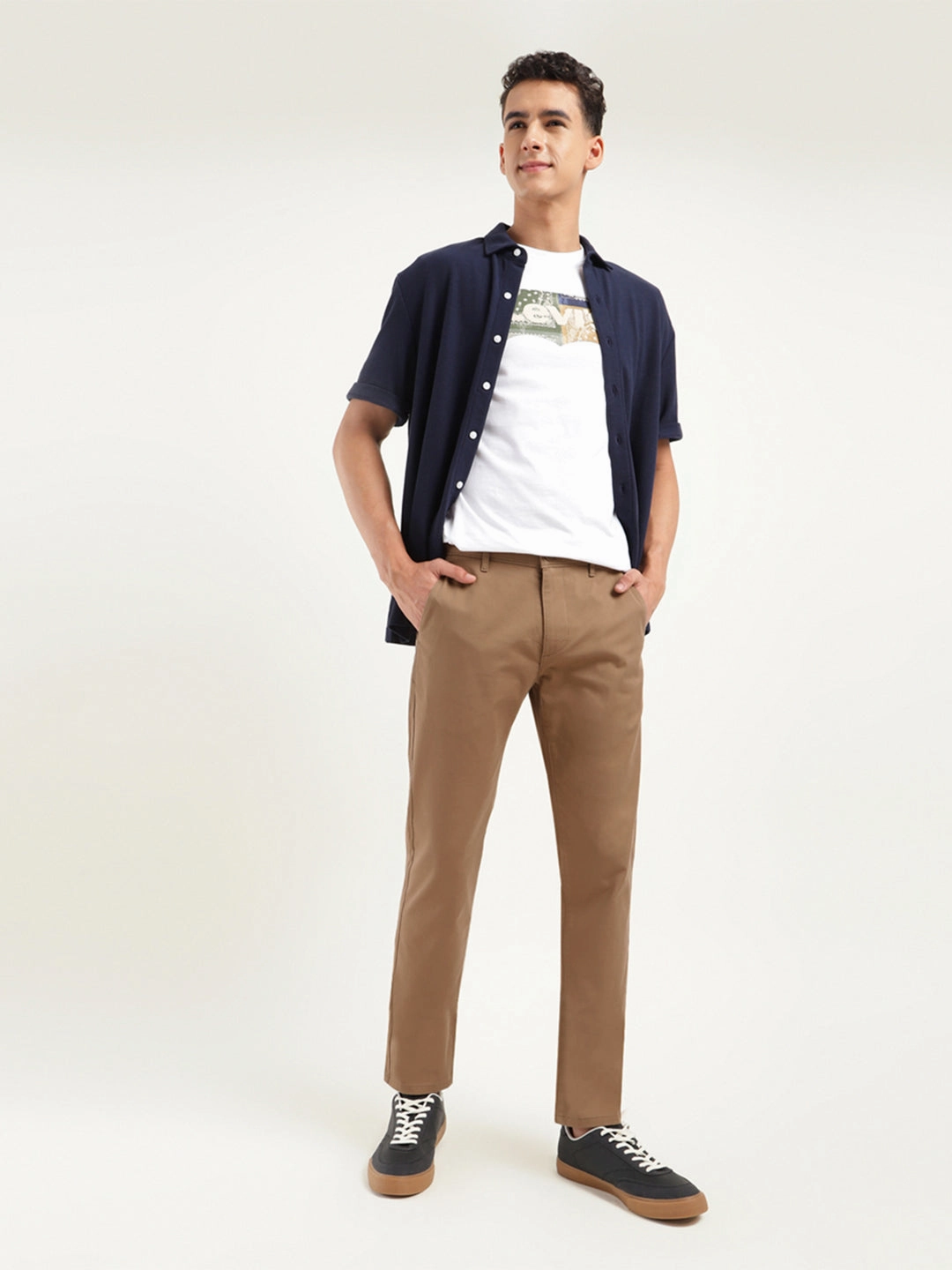 Non slip grip Men's 511 Slim Fit Brown Chinos